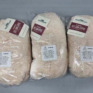 *3 PAIRS* Northeast Outfitters Women's Cozy Cabin Slippers Size 5-7.5 AloeInfuse